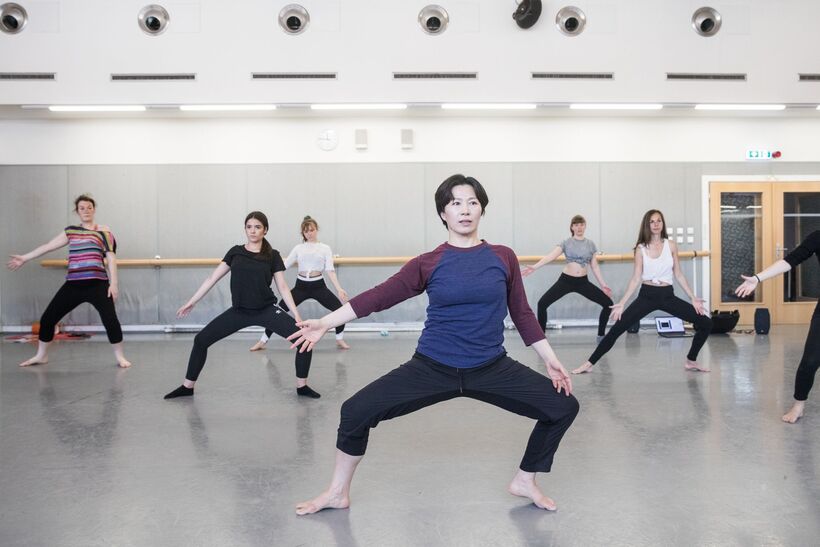 Taneční workshop s Lee Kyung-eun. Foto: Ondřej Hruška.